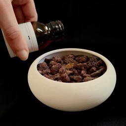 Diffuseur de parfum en Pierres de lave et sa Recharge