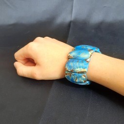 Bracelet "Machette rectangle" en ivoire végétal